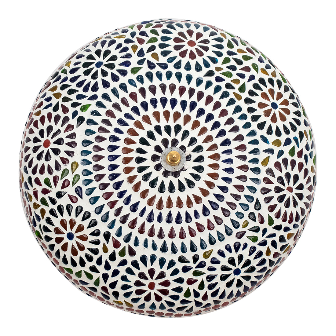 Oosterse mozaïek plafondlamp 26 cm