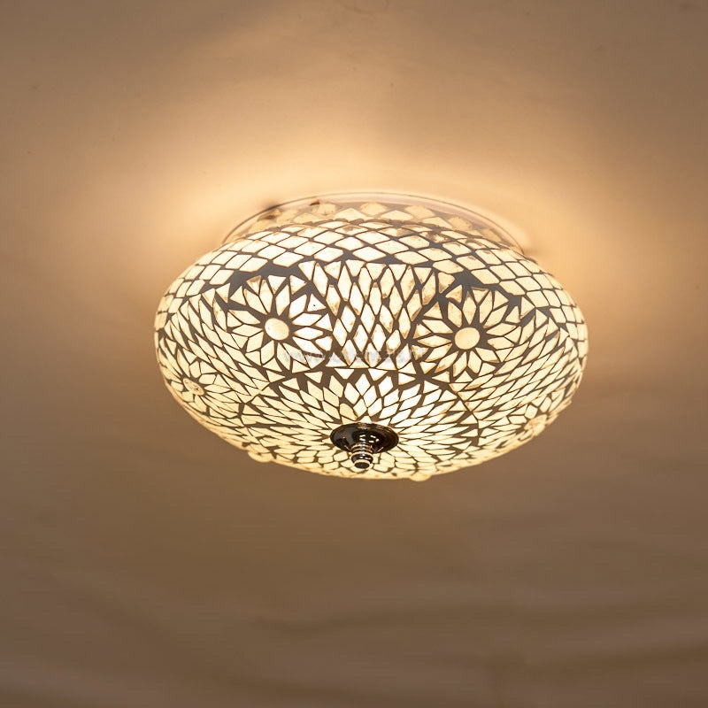 Orientalische Mosaik-Deckenleuchte transparent-transparent