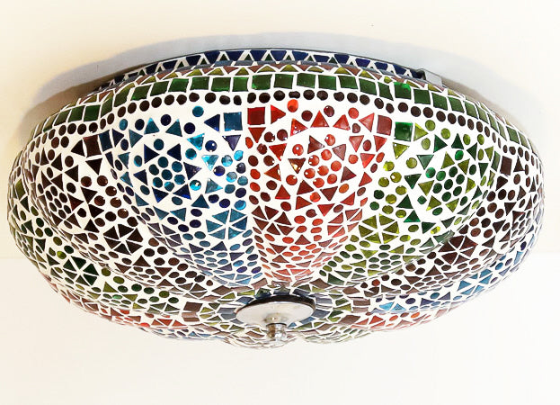 Plafonnier mosaïque oriental - multicolore