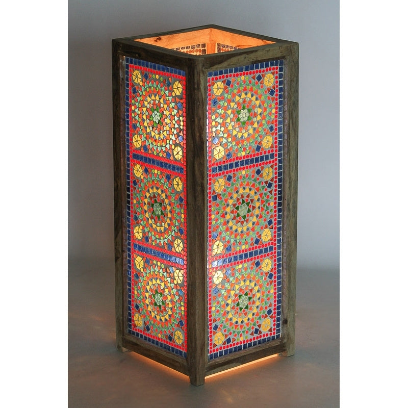 Oosterse mozaïek staande vloerlamp multicolour TR 60 cm