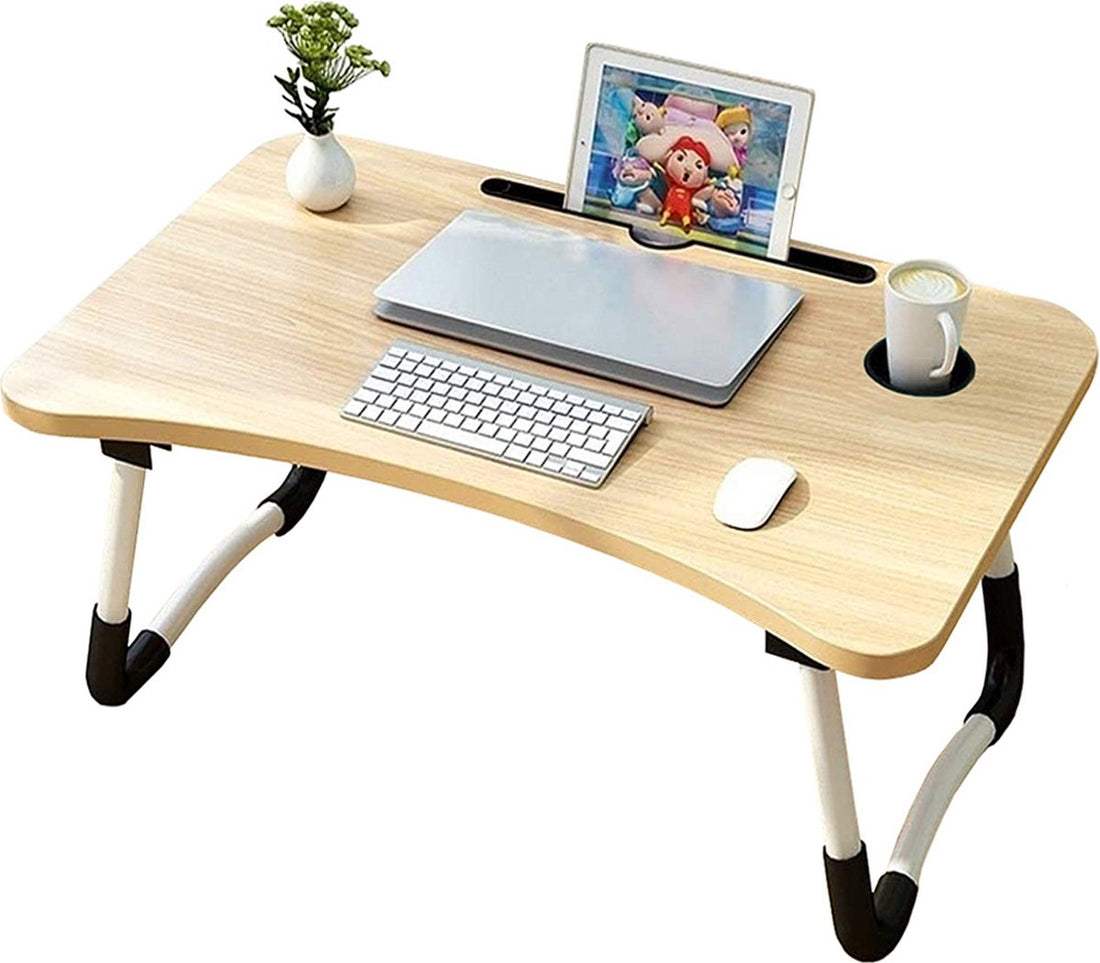 Foldable laptop desk for bed, stand