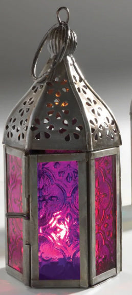 Lanterne marocaine miniature en verre