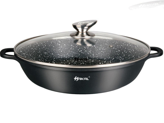 Hakal line lage braadpan met deksel – marmercoating, inductie, Ø 28 tot 40 cm – foto 5