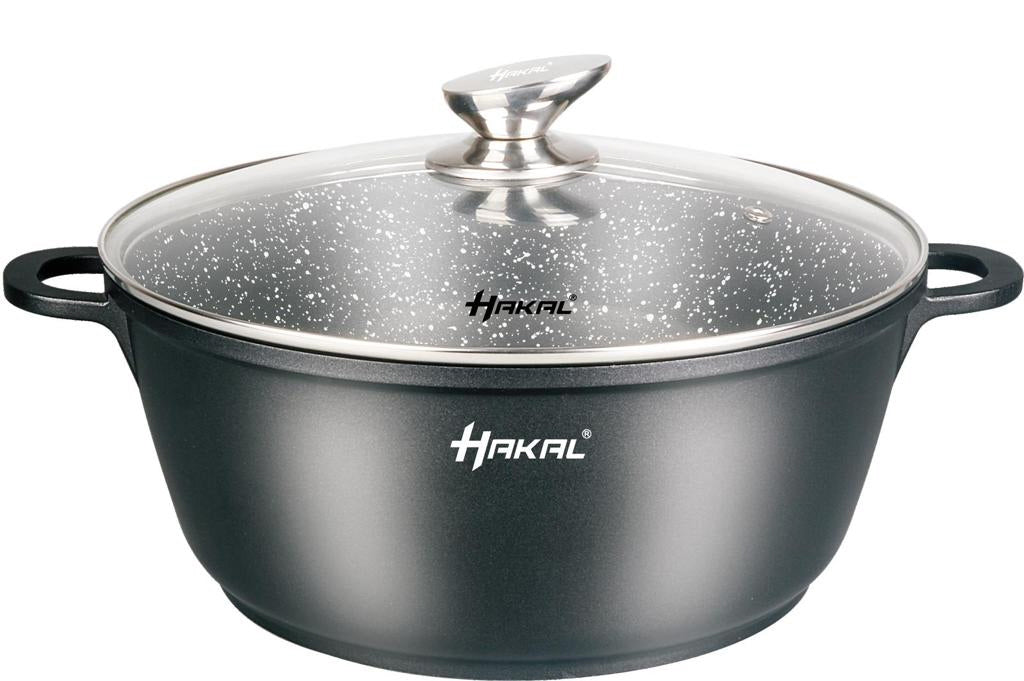 Hakal Line soeppan en braadpan voor inductie – glazen deksel, Ø 20-44 cm