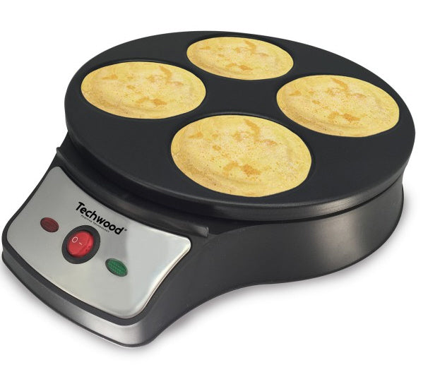 Crêpière 2-en-1 – Machine à crêpes avec plaques interchangeables Ø 28 cm