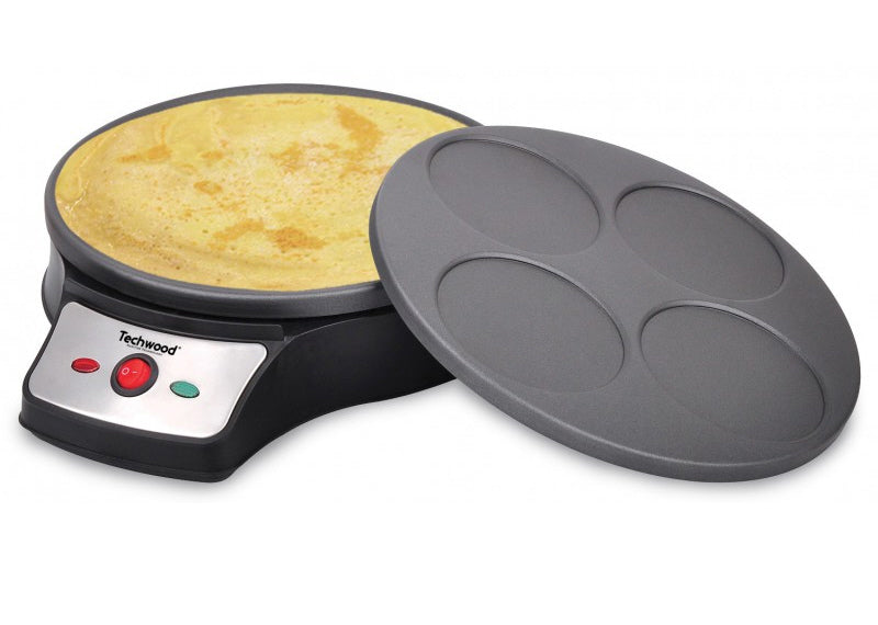 Crêpière 2-en-1 – Machine à crêpes avec plaques interchangeables Ø 28 cm
