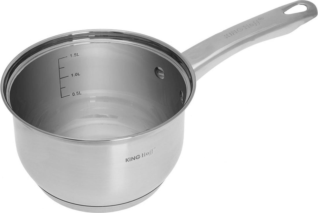 Kinghoff Pan Set - 10-piece - Stainless Steel - All heat sources