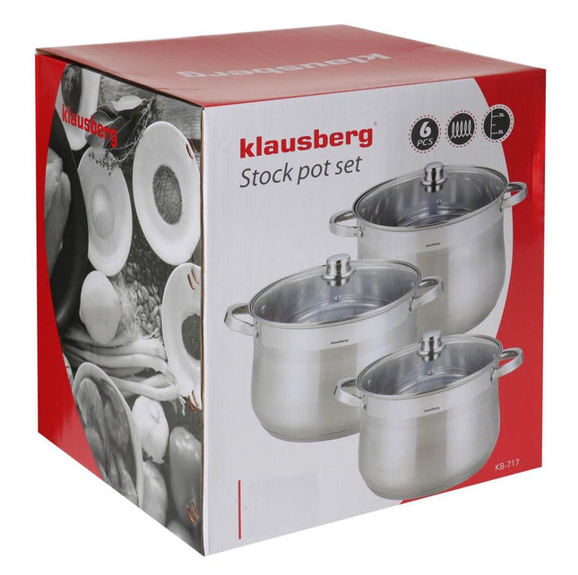 Cookware set - 3-piece - 7 - 8.6 - 10.7 liters