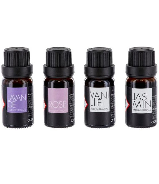 Lot de 4 huiles parfumées pour diffuseur d'arômes