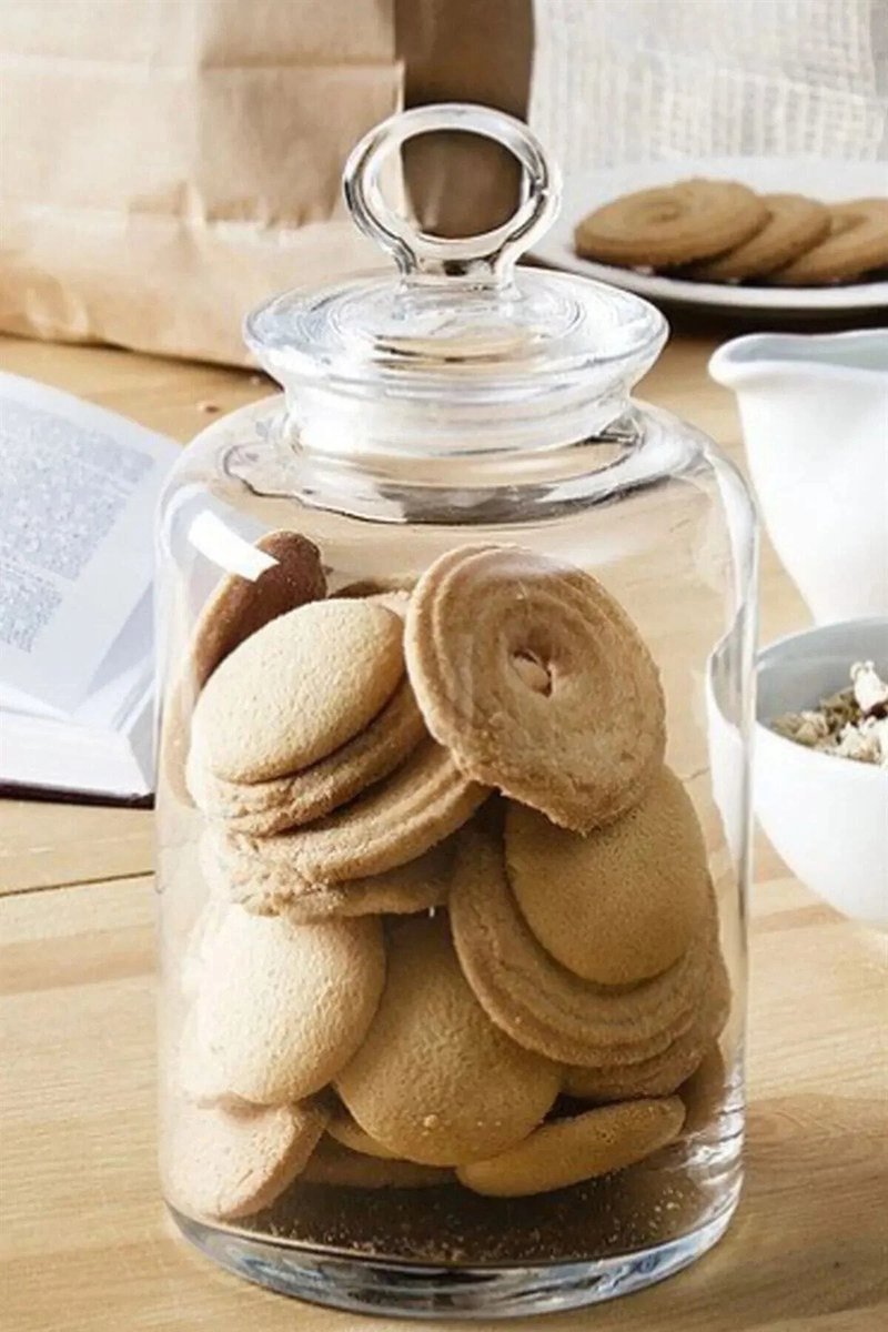 Pasabahce Pot à bonbons/bocaux de conservation Megan - 2600 ml - verre