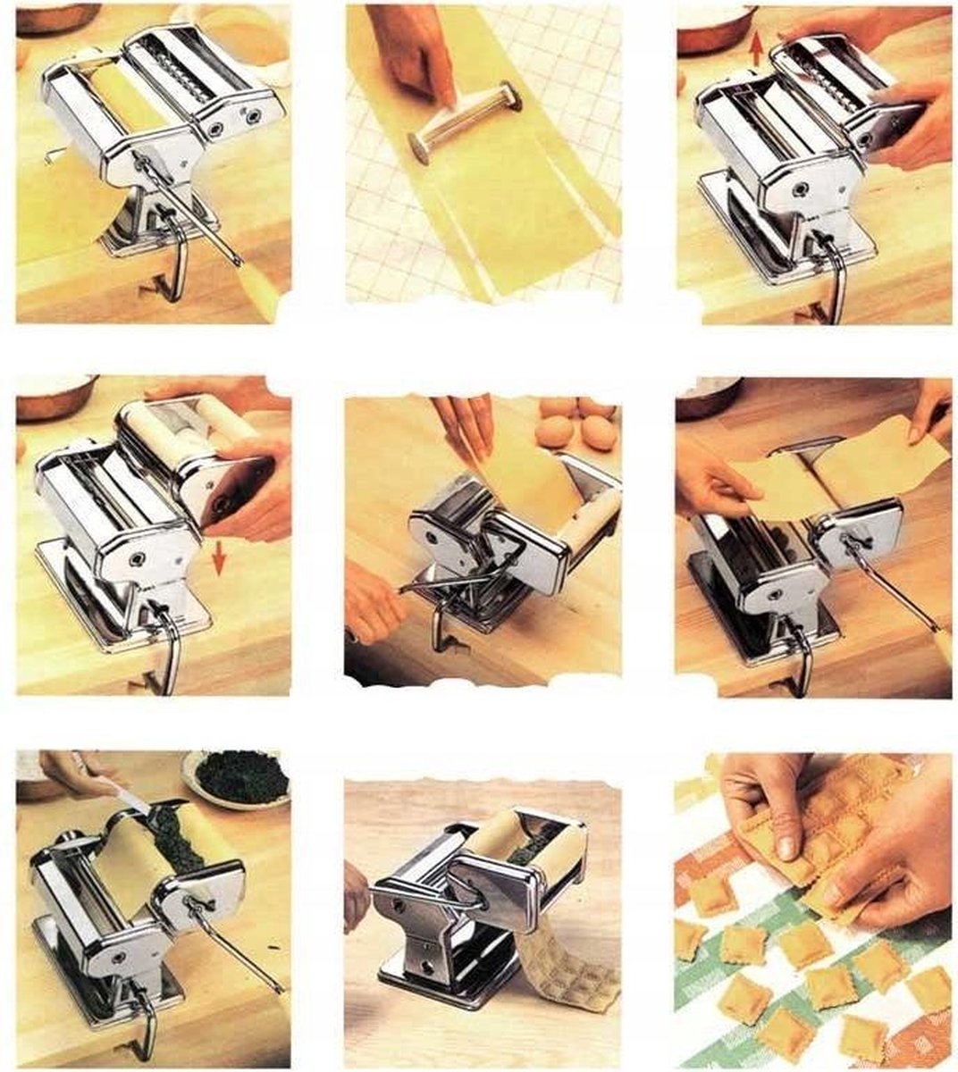 Kinghoff - multi pasta maker - 2 in 1 - stainless steel