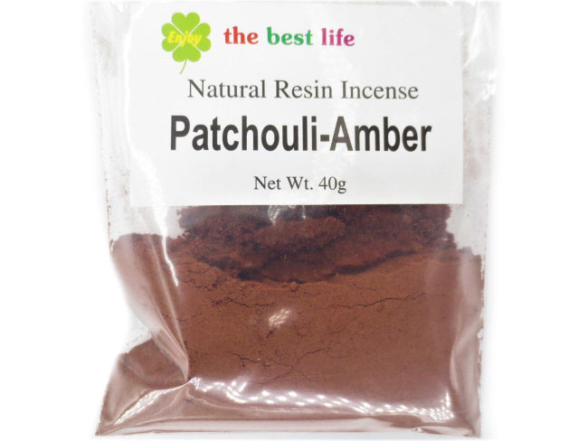 Encens en résine - PATCHOULI-AMBRE 40G