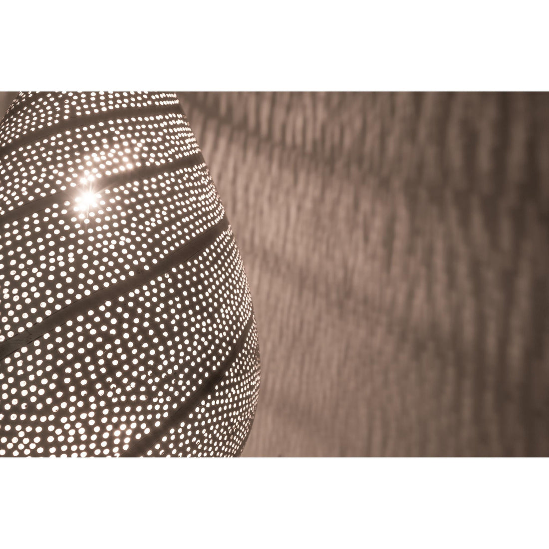 Orientalische Pendelleuchte - Elegance - Swirl - Silber