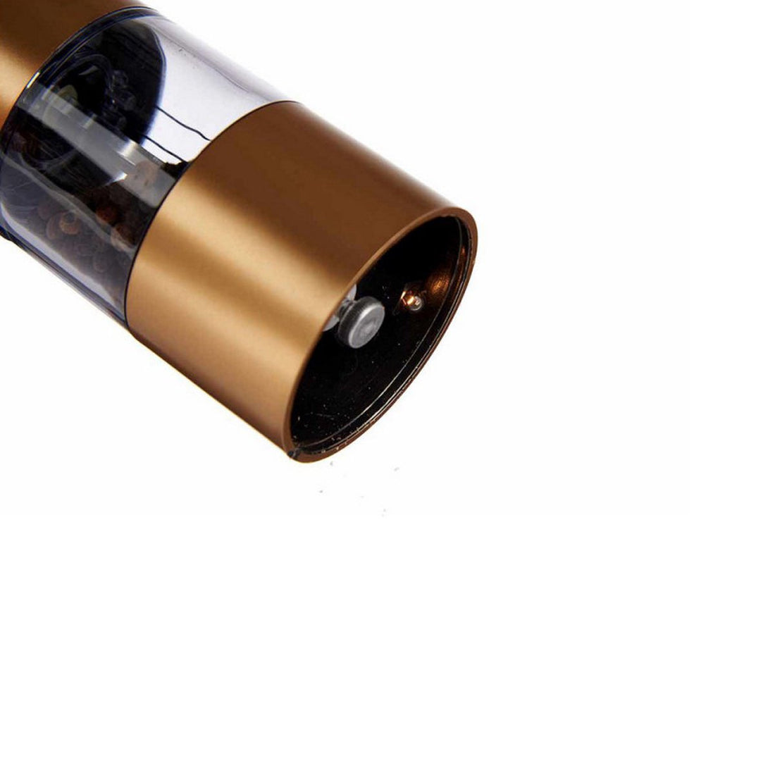 Electric Salt / Pepper Mill - LED - Plastic - Gold