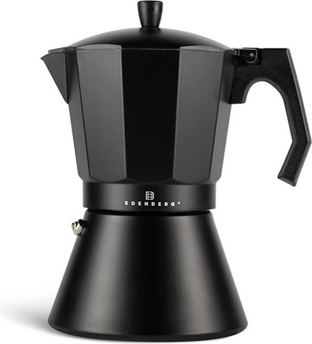 Edënbërg Black Line - Perkolator - Kaffeemaschine 12 Tassen - Espressokocher 400 ML