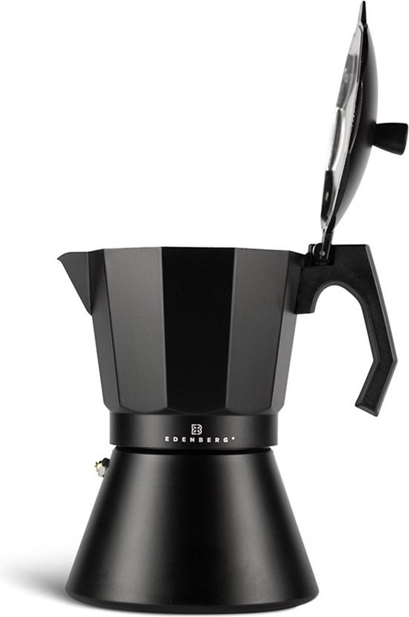 Edënbërg Black Line - Perkolator - Kaffeemaschine 12 Tassen - Espressokocher 400 ML