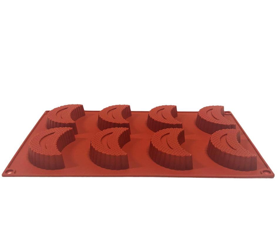 Silicone Baking Mold - half-moon baking pan