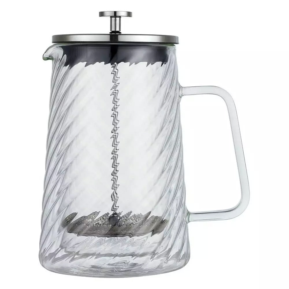 Klausberg glazen piston koffie- en theezetter – 0,35 liter, dubbelwandig – foto 7
