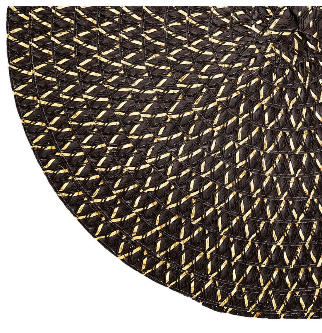 Placemat Rond ZWART