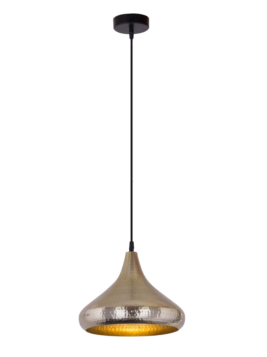 Deckenleuchte tropfenförmig gold / silber vintage