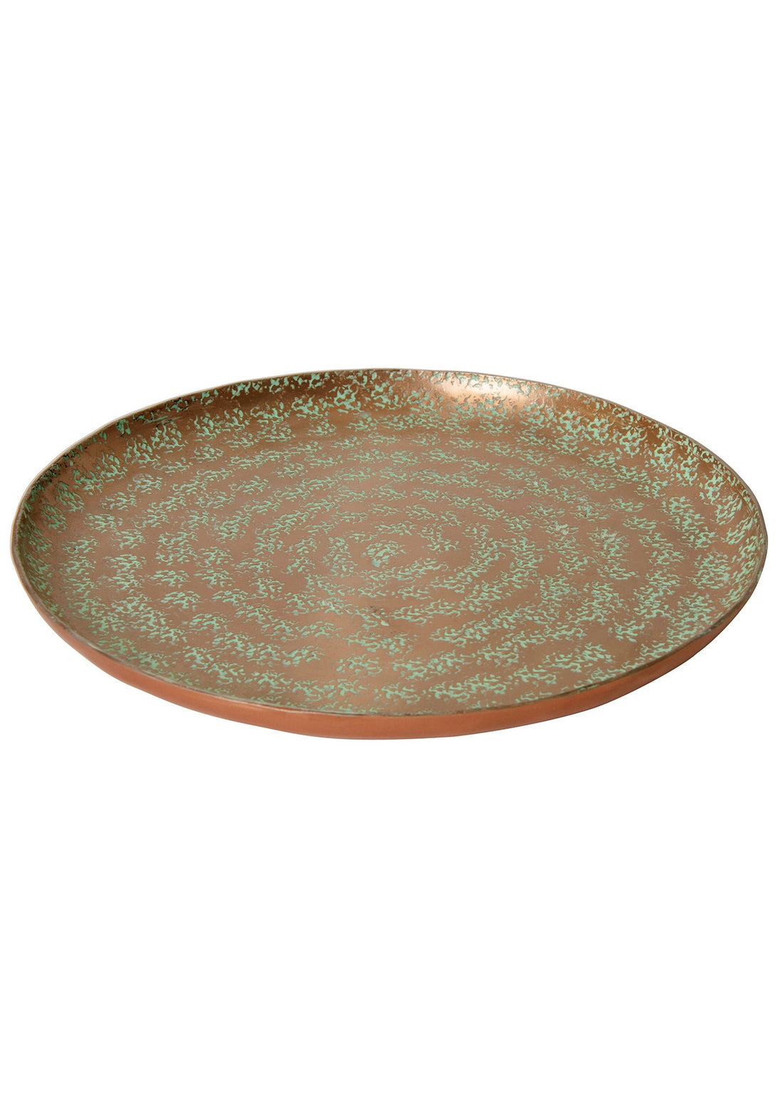 Large hammered serving tray - platter