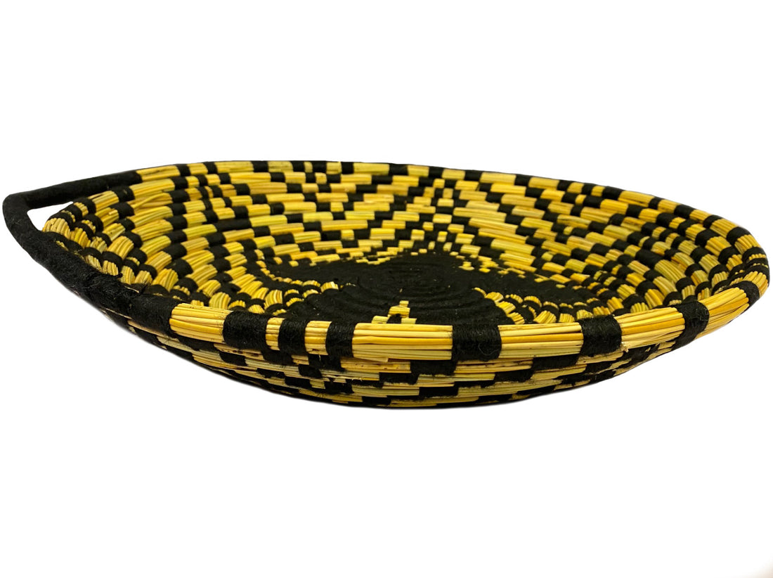 Marokkanischer flacher Berberkorb – Ø45 cm