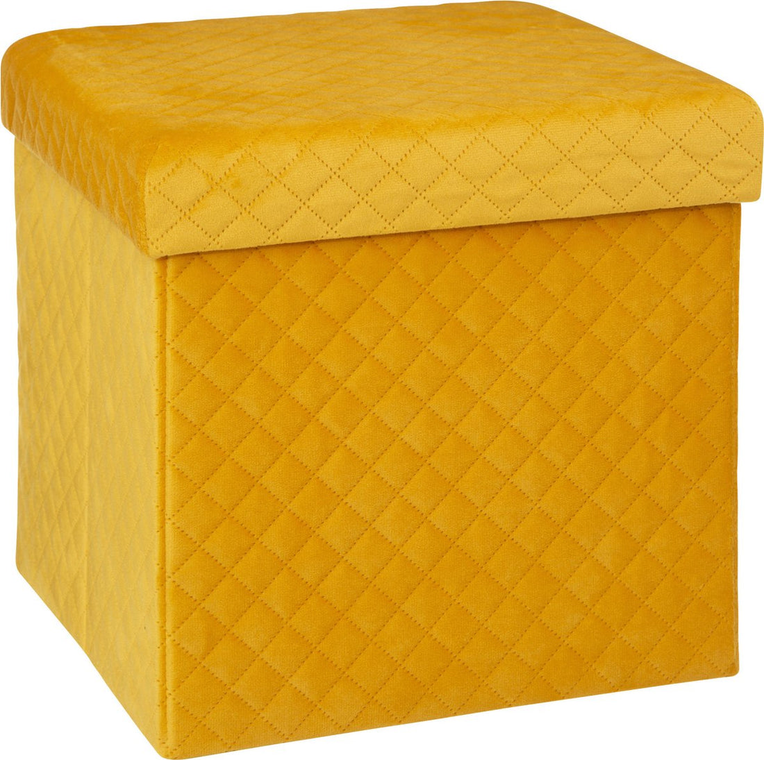 Ottoman / footstool - storage box - foldable