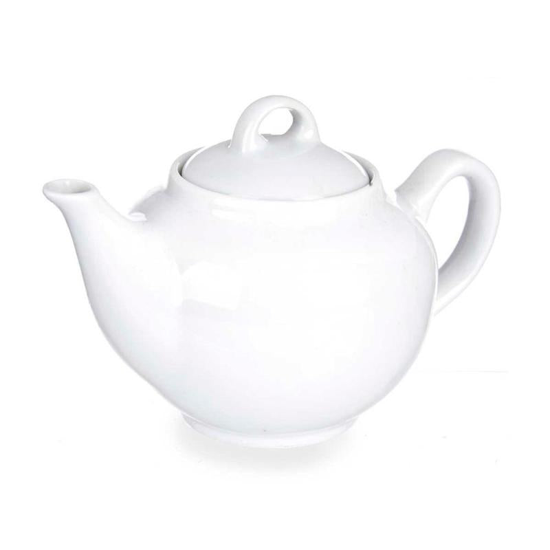 White porcelain teapot 550 ml