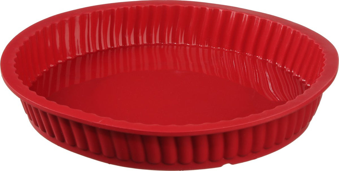 Silikonkuchenform rot Ø 24CM - Quicheform - Butterkuchenform