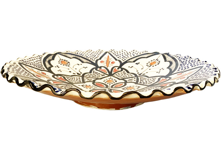 Plat marocain cannelé ø35 cm