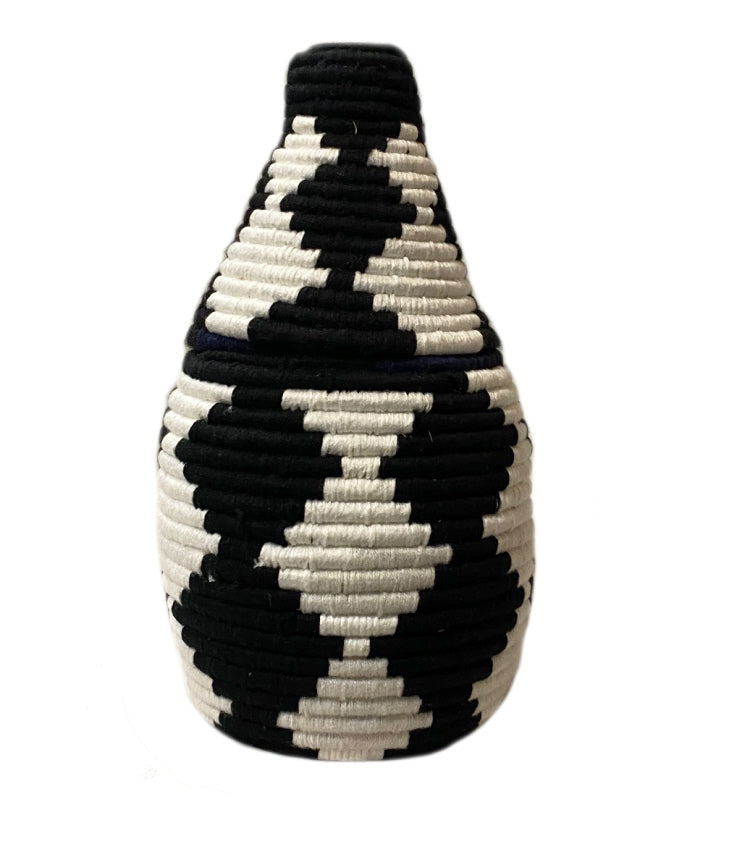 Berber Teppich Schwarz Weiß