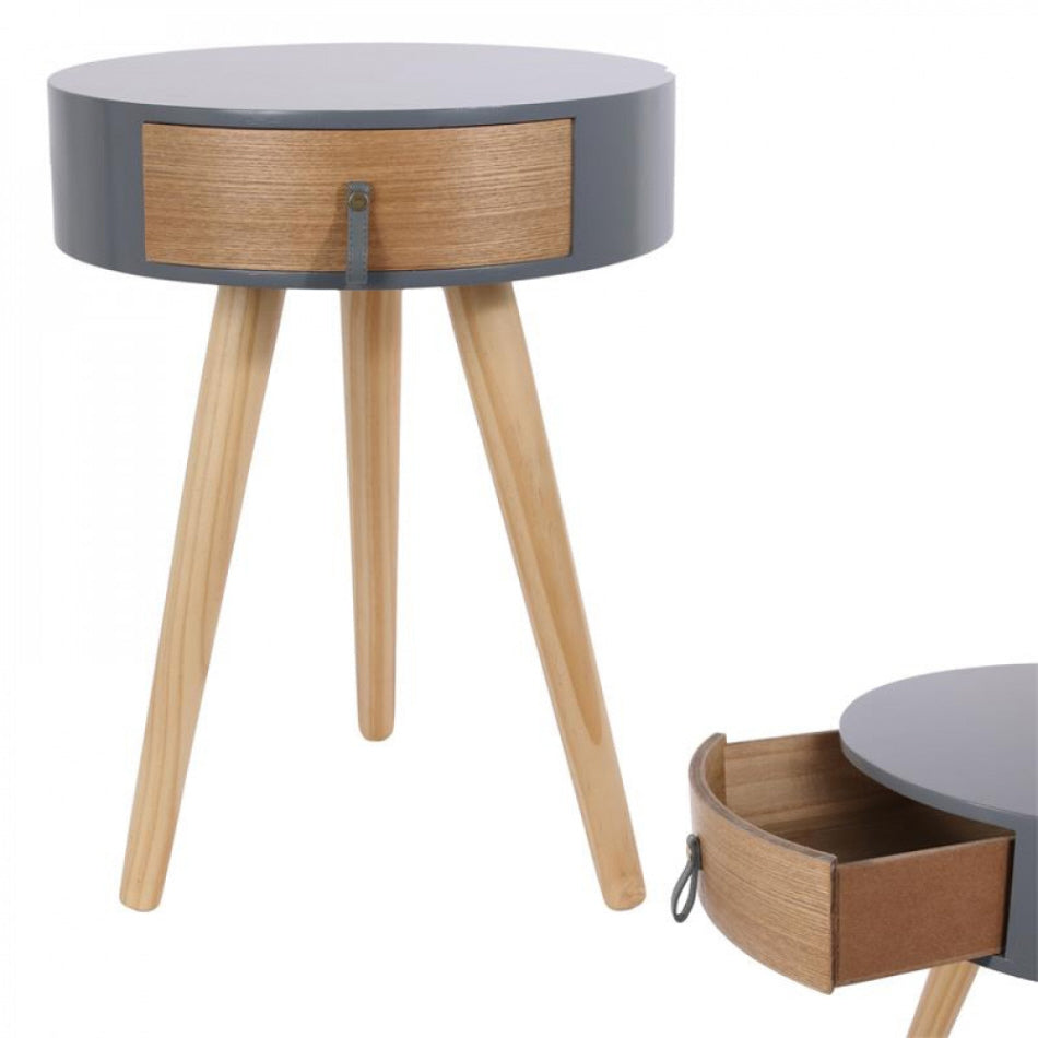 Round nightstand