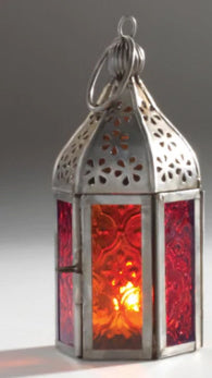 Lanterne marocaine miniature en verre