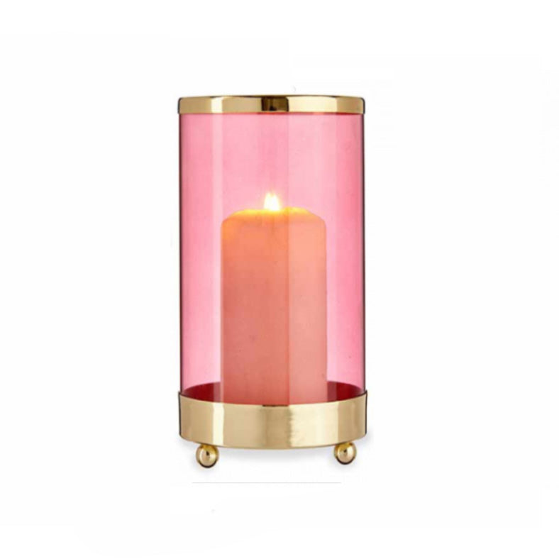 Rose gold candle holder