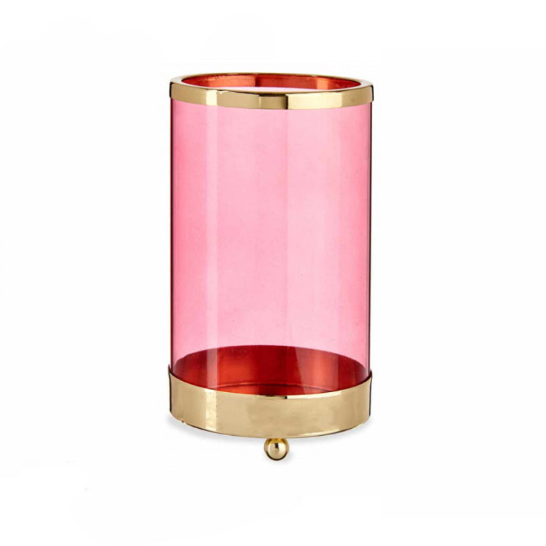 Rose gold candle holder