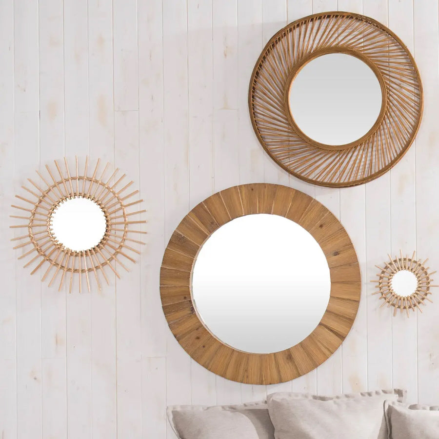 Rotan Spiegel Rond - Ø 58 cm