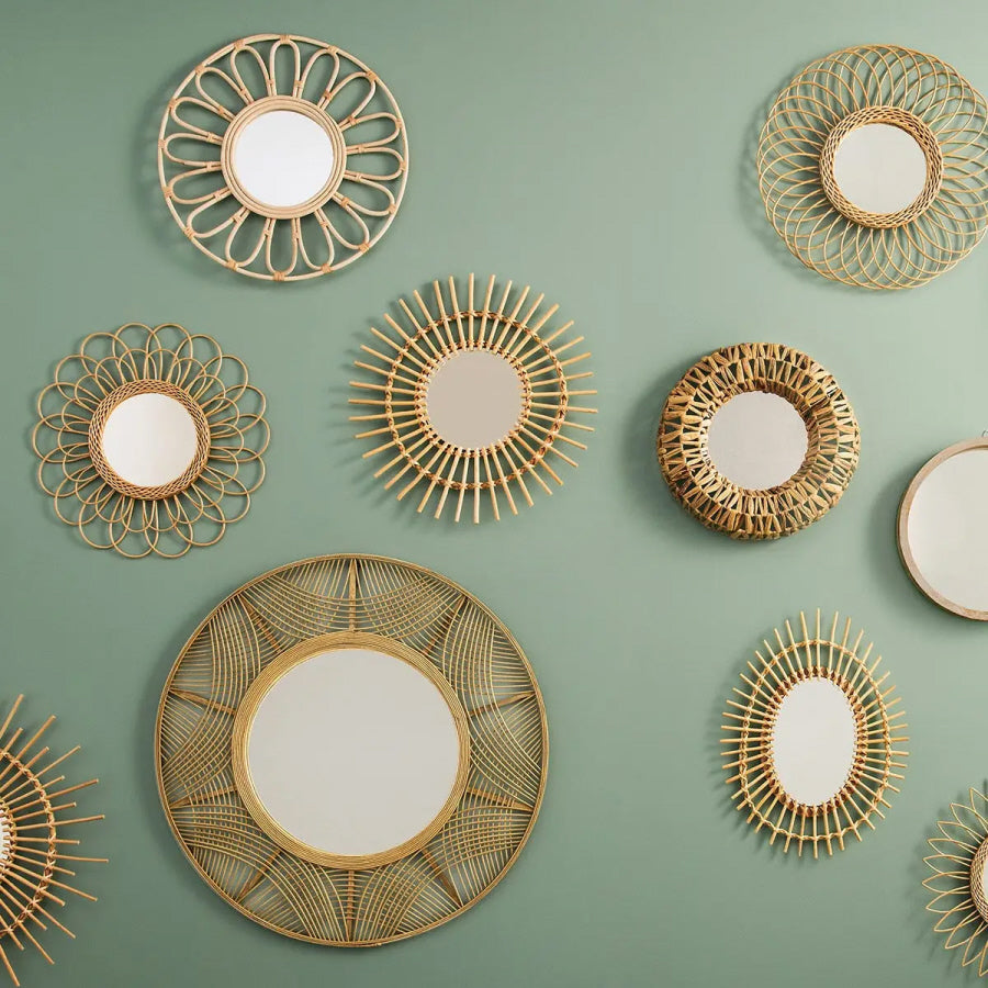 Rotan Spiegel Rond - Ø 58 cm