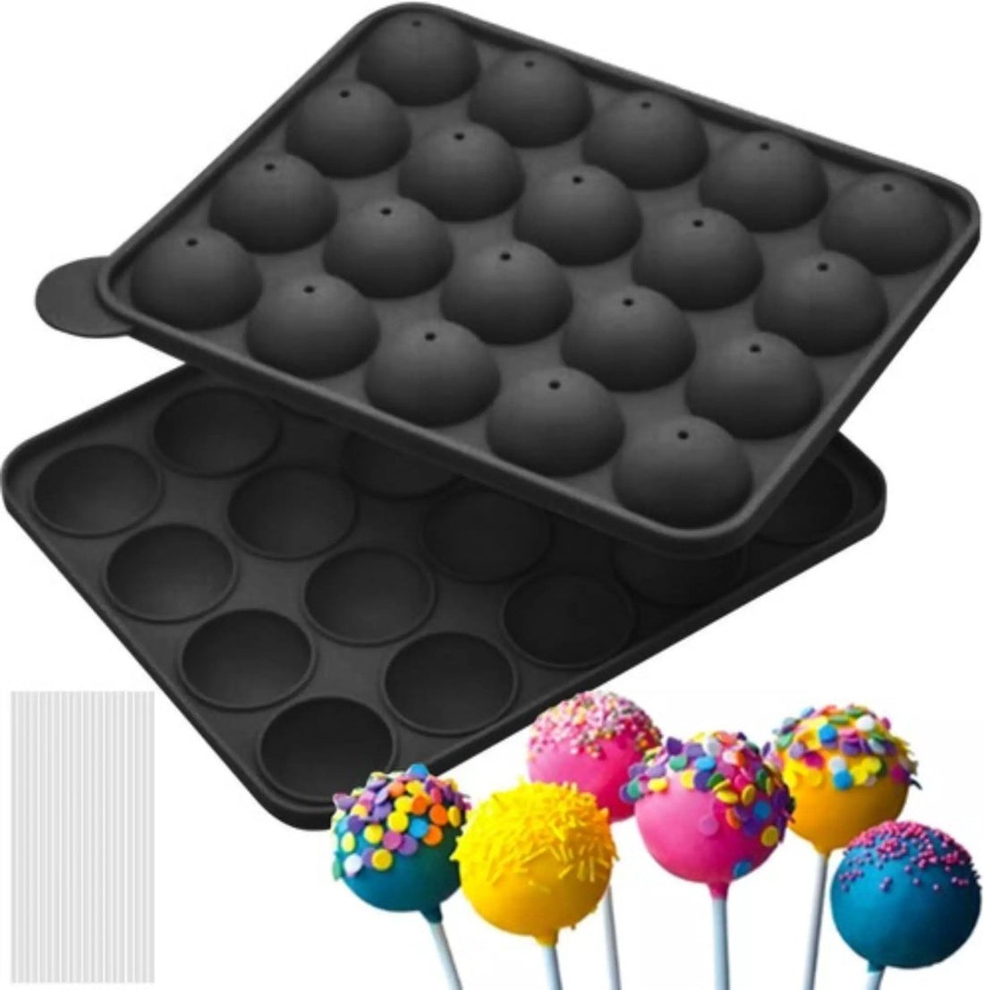 Siliconen Mal voor Koekjes - 20 Gaten