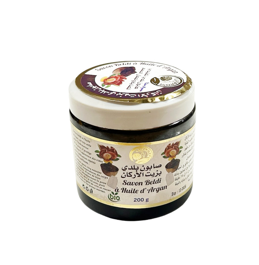 Savon Beldi mit Arganöl - Natürliche marokkanische Schwarze Seife