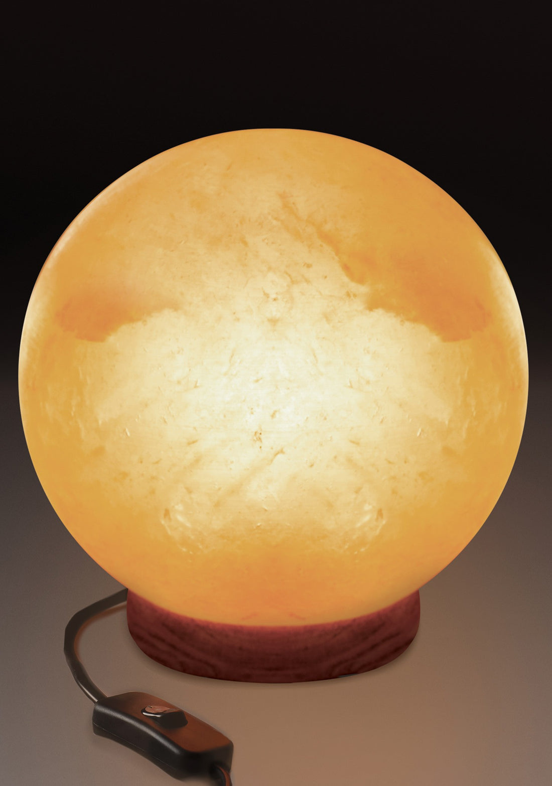 Lampe de sel de l'Himalaya naturelle - Forme ronde - 4,03 kg