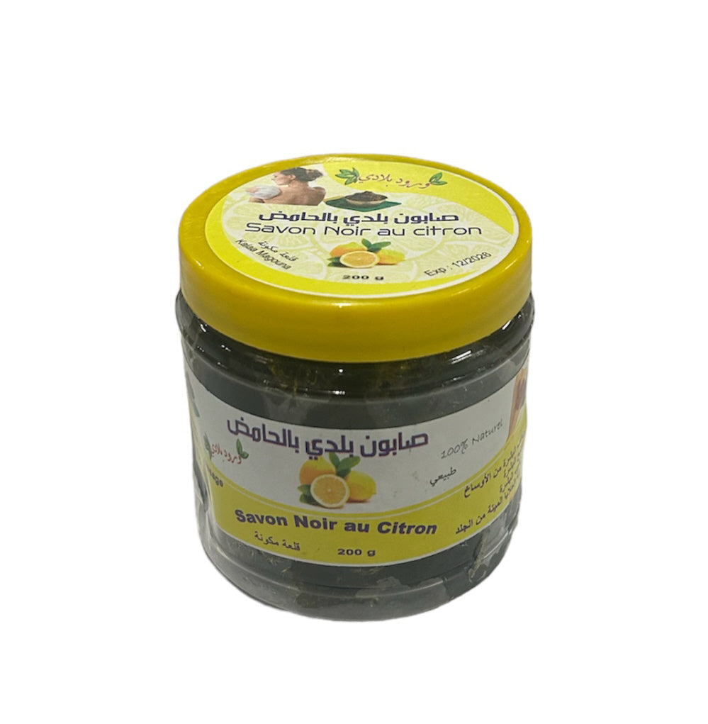 Savon beldi Noir – Schwarze Seife mit Zitrone