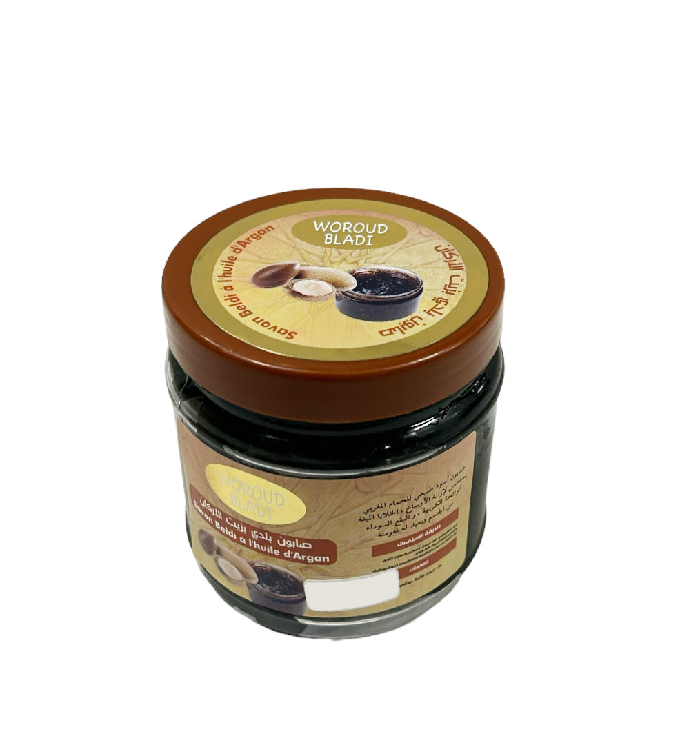 Schwarze Seife - Savon Beldi mit Arganöl