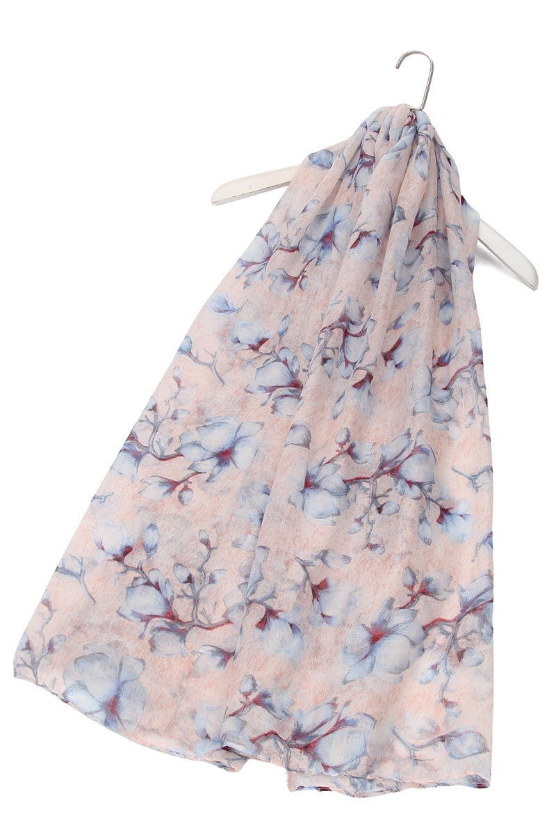 Flower print sjaal