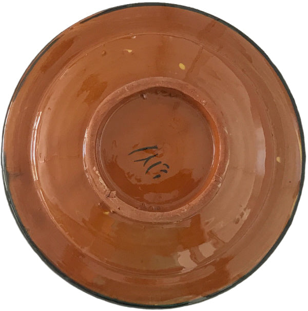 Plat Ø25 cm bleu