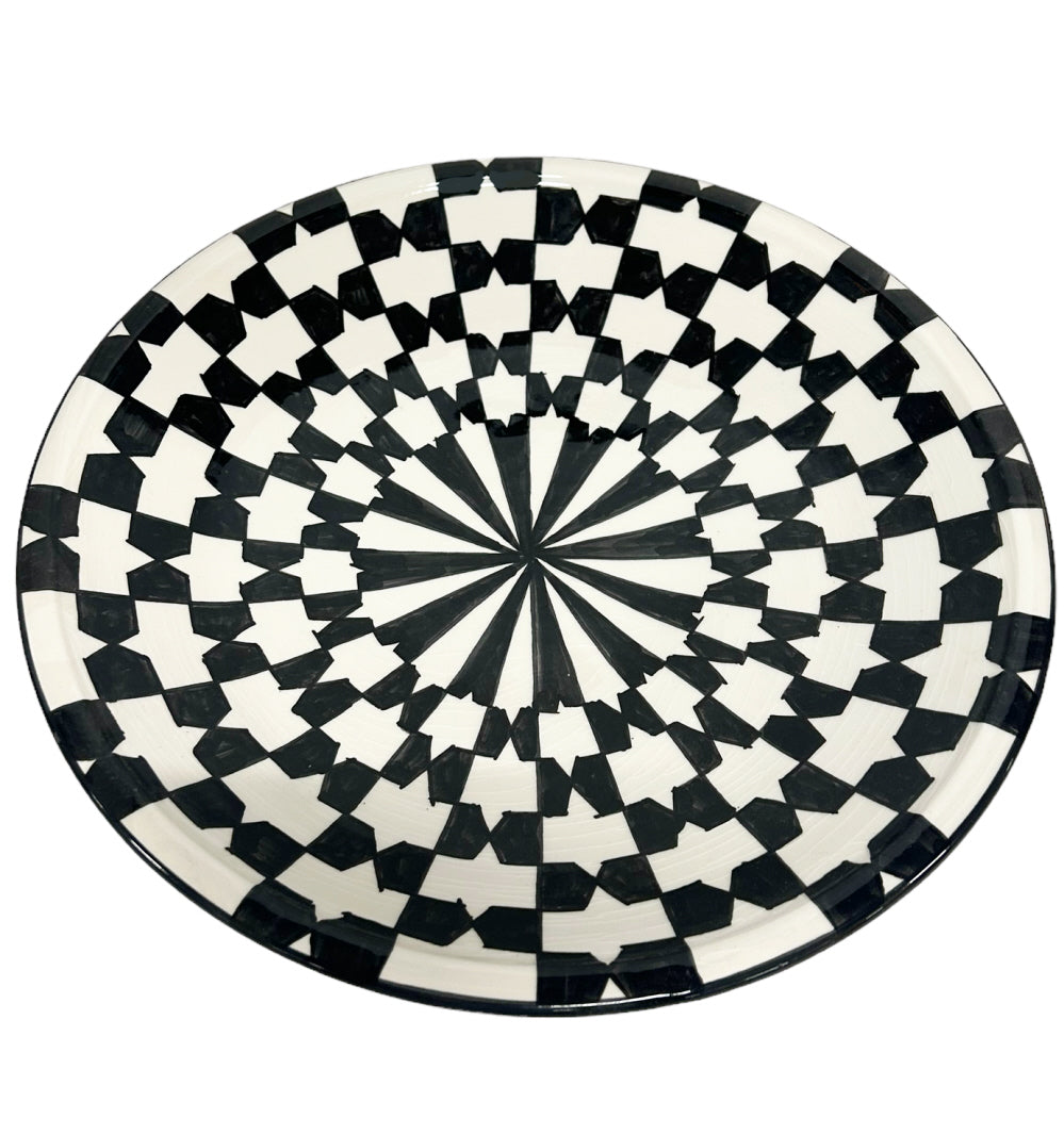 Moroccan pottery bowl Fes Ø33