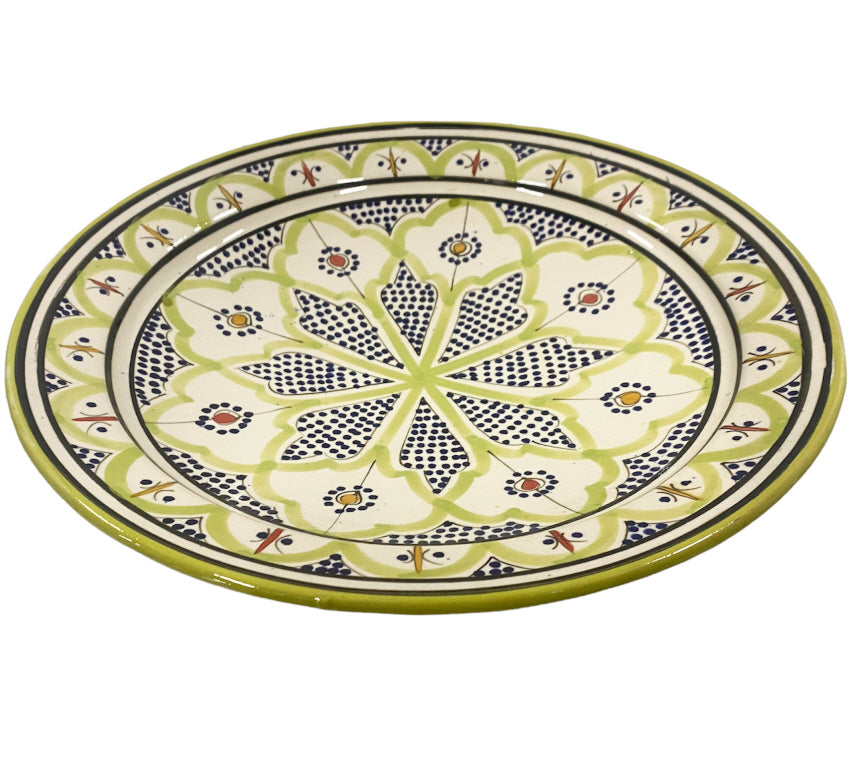 Moroccan bowl light green 35 cm