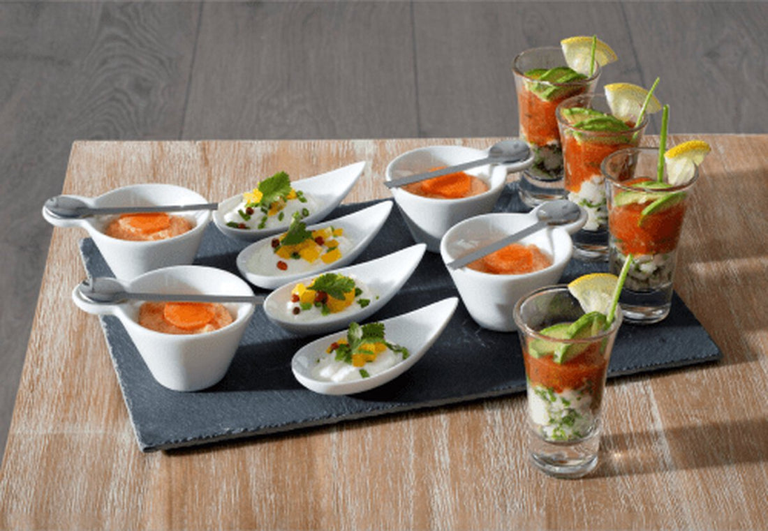 17-piece tapas bowl set