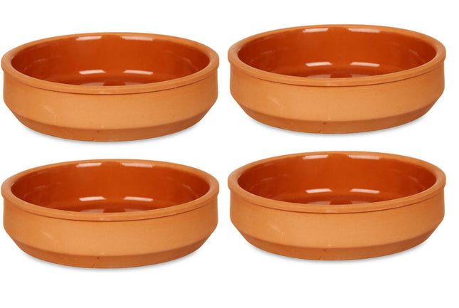 La Dehesa tapas- en crème brûlée schaaltjes – set van 4, terracotta, 16 cm