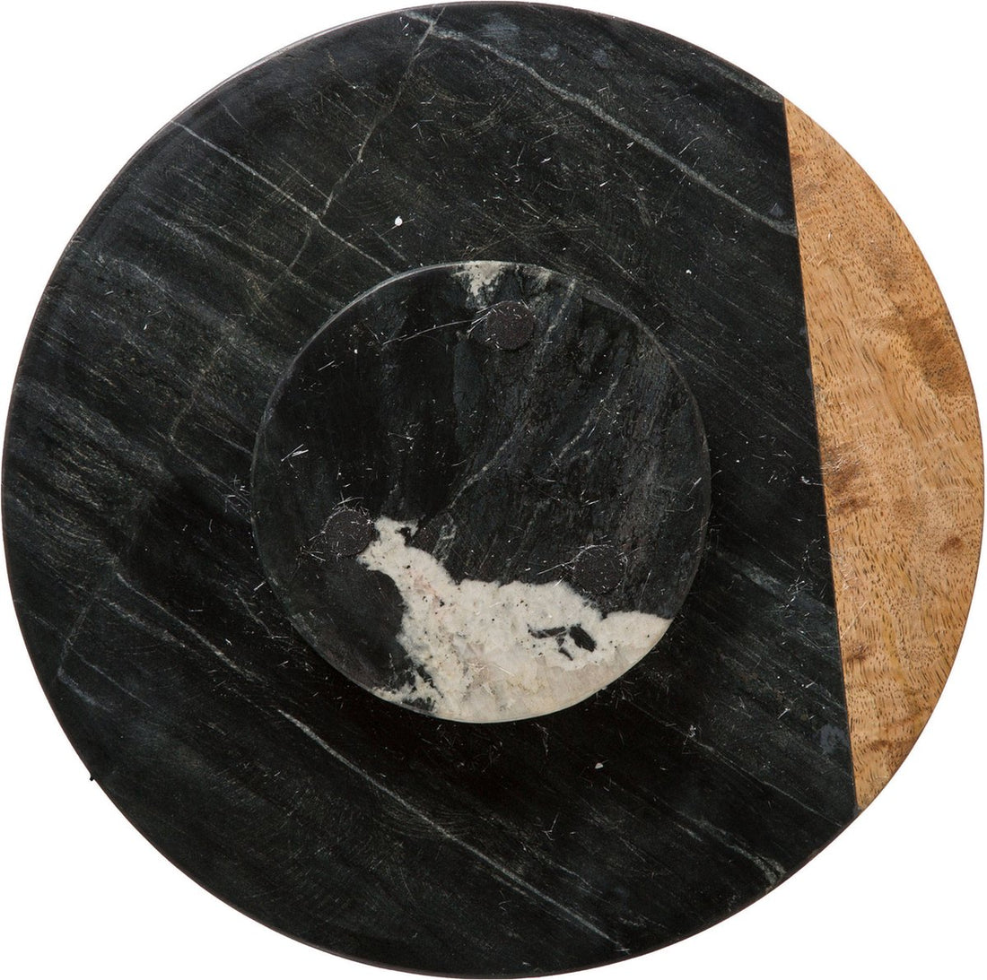 Geom Hygee rotating tray Ø 30 cm marble