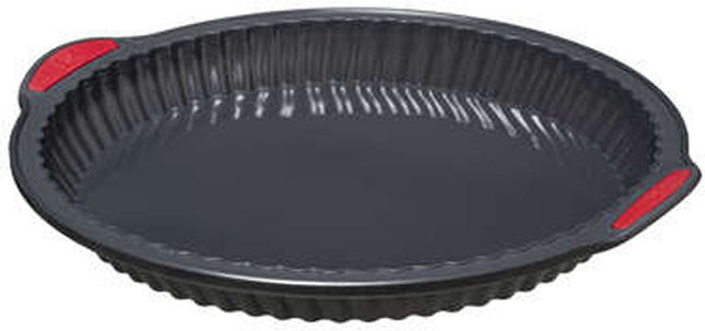 Moule à gâteau / ustensile de pâtisserie Bakery - revêtement antiadhésif - noir - 26 x 3,6 cm